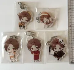 A型　Albanox アクリルキーホルダー　アクキー　まとめ売り　5種