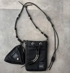 希少PORTER＿PX TANKER SLING PURSE＿ポータータンカー黒 - メルカリ