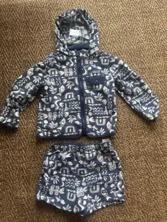 patagonia アートプリント ジャケット・ショーツセット4T