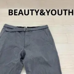 BEAUTY&YOUTH カジュアル デニムパンツ ベルト付き