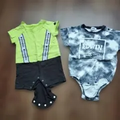 CONVERSE & EDWIN ロンパースセット