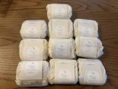 セリア　毛糸　UVコットン100%　10玉 コットンヤーン　ごしょう産業