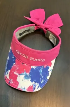 rienda suelta レディース ゴルフ サンバイザー リボンのサムネイル