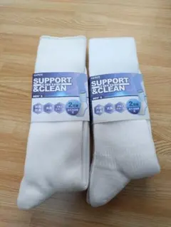 GUNZE SUPPORT & CLEAN メンズソックス 2足組の2セット★