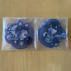 鬼滅の刃 ぴた！でふぉめ ステッカーシール　胡蝶しのぶ　伊黒小芭内