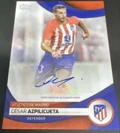 topps アトレティコ　マドリード　アスピリクエタ　サイン