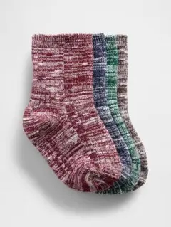 【新品未使用】BabyGAPマールド クルーソックス 4足セット 12-24m