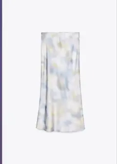 ZARA ロングスカート サテン　Ｌ