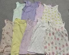 ユニクロ　肌着 90サイズ9枚セット　コットンメッシュタンク