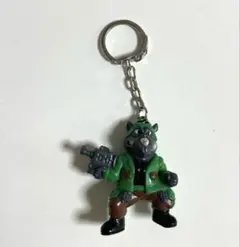 ミュータントニンジャタートルズ　ロックステディ　フィギュア　キーホルダー