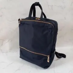 【MANHATTAN PASSAGE】ネイビー ナイロン リュック 良品のサムネイル