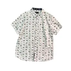 7SM1【Eighty Eight】太陽眼鏡 帆船總花紋襯衫 古著used