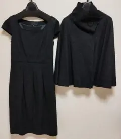 UNTITLED　冬用ワンピース・ケープセット