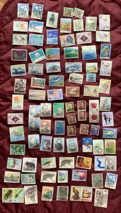 使用済切手コレクション 約90枚