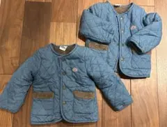 バースデイ ブリーズ breeze キルティングジャケット 双子 90 100