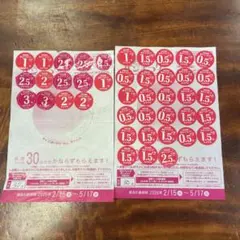 ヤマザキ春のパンまつり2026 点数シール60点 2皿分