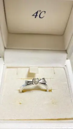 4°Cパールシルバーリング　9号