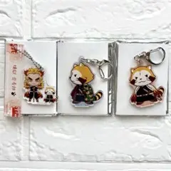 鬼滅の刃 ラスカル 義勇 煉獄杏寿郎 アクリルキーホルダー ルームキーホルダー