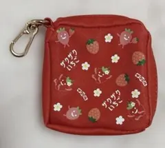 【新品未使用】チロルチョコ ザクザクいちご ポーチ 限定品のサムネイル