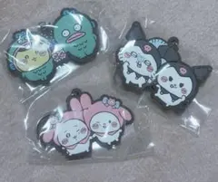 ちいかわ×サンリオキャラクターズ なかよしラバーマスコット 3つセット