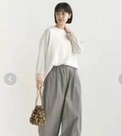 OMNES 裏フリース長袖Tシャツ　トップス　M