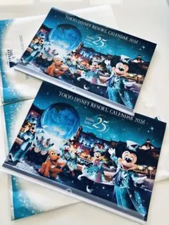 東京ディズニーリゾート カレンダー 2026 オリエンタルランド非売品2部セット