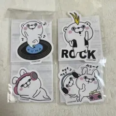 YOSISTAMP KUMA 音楽シール 4枚セット