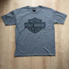 Harley-Davidson ロゴプリント ポケットTシャツ グレー GRAYのサムネイル