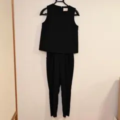 ブラックパンツセットアップ ノースリーブ