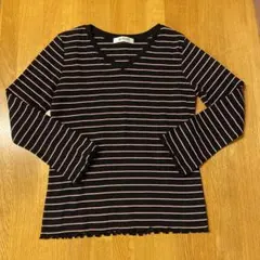 nano UNIVERSE ボーダーカットソー