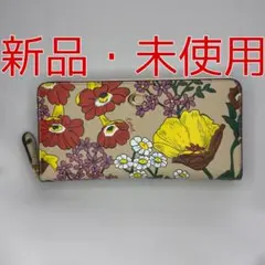 COACH 長財布 花柄 ラウンドファスナーのサムネイル