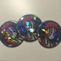 無限城編　猗窩座　ホログラム缶バッチ　3個セット