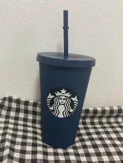 スターバックス ロゴコールドカップタンブラー マットネイビー 473ml