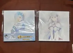 リゼロ 一番くじE賞 レム＆エミリア キャンバスボード