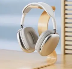 新品　Bluetooth ヘッドホン ワイヤレスヘッドホン シルバー　ブラック