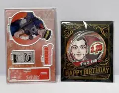 ゴールデンカムイ　バースデー缶バッジ　 名場面ジオラマフィギュア　宇佐美　時重