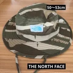 【美品】THENORTH FACE。迷彩ハット。50〜53cm