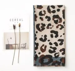 642 レオパード柄 大判ストール マフラー ヒョウ柄 韓国風 レディース