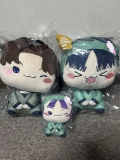 忍たま乱太郎 桜もちぴこの段 ぬいぐるみ 3点セット フリューくじ バラ売り可