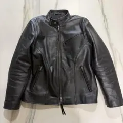 極美品 duffer バッファローレザー シングルライダース M 黒 極美品 duffer バッファローレザー シングルライダース M 黒 - メルカリ