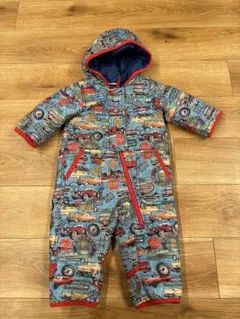 子ども用冬用ウェア　ジャンプスーツ　80センチ　車柄