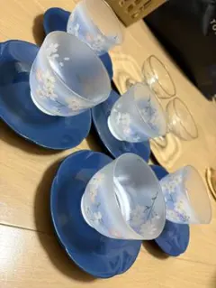 桜の花柄 湯飲み 5個セット