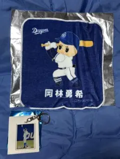 中日ドラゴンズ　キューピー　どら推しシークレットアクリルキーホルダー　岡林勇希