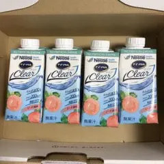 Nestle アイソカル クリア ピーチ風味 4本セット　送料込み　匿名発送のサムネイル