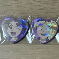 多聞くん今どっち オンリーショップ ホログラムハート型キャラバッジ