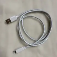 【美品】エレコムUSB Lightning充電ケーブル 約1メートル 保証書つき