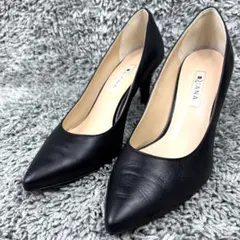 美品✨【DIANA】ダイアナ　ポインテッドトゥ ヒールパンプス　黒