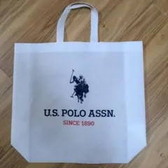 U.S. POLO ASSN. トートバッグ ホワイト