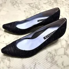 18新品 BENEBIS 22cm EEパンプス 本革 レザー 日本製