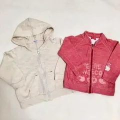 パーカー、トップス  二枚セット 95センチ